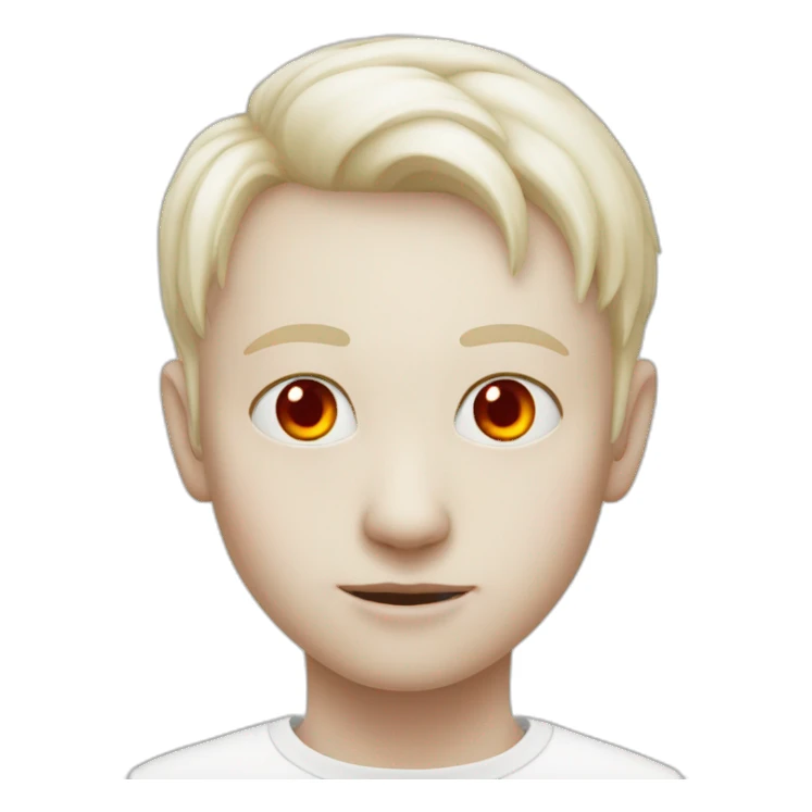 À albino Na’vi whit red eye sticker