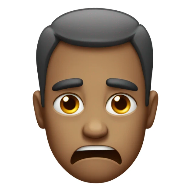 Angry dad crying son sticker