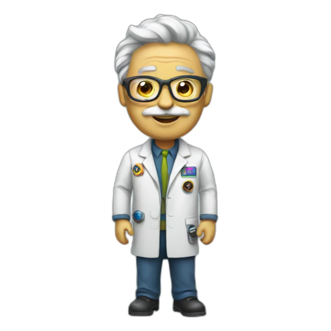 good professor in space sticker