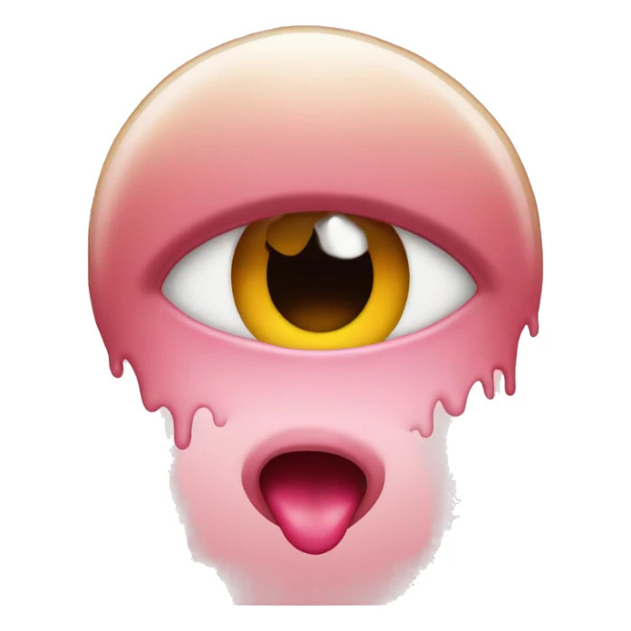 Drooling heart eyes sticker