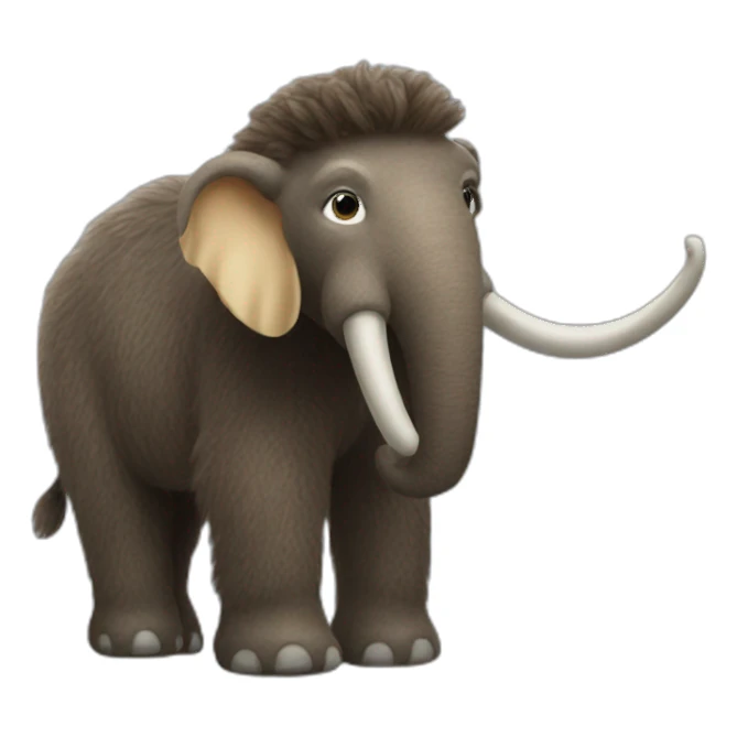Baby Woolly Mammoth sticker
