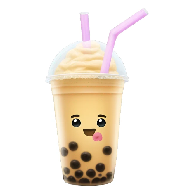 Bubble tea ca sticker