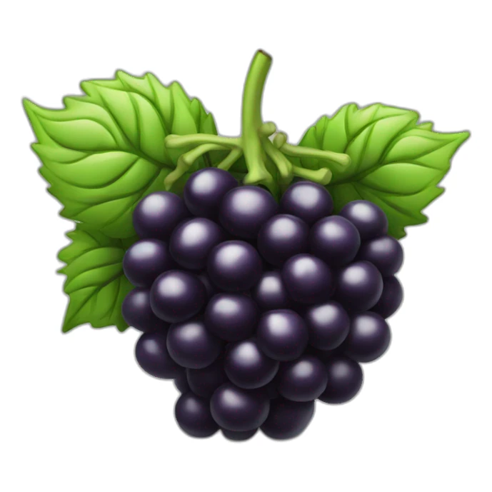 blackberry fruit sticker