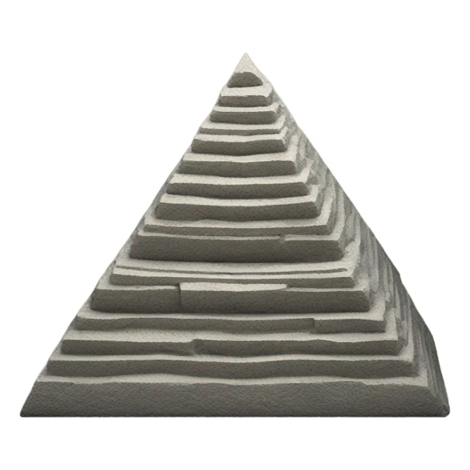 Vinyl record into Egypt pyramid sticker