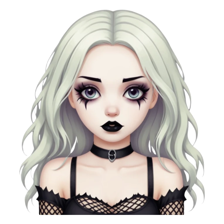 Gothic girl ree sticker