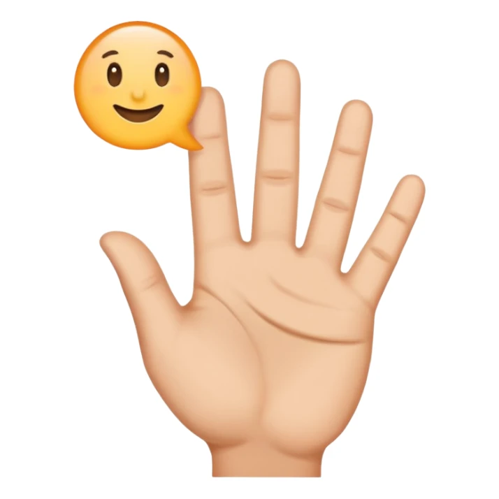 promise sign hand sticker