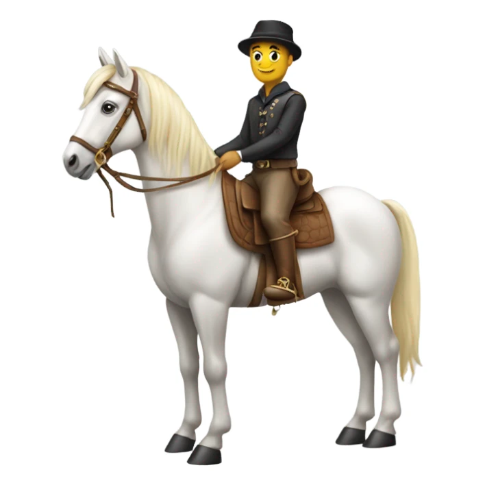 ty sur un cheval sticker