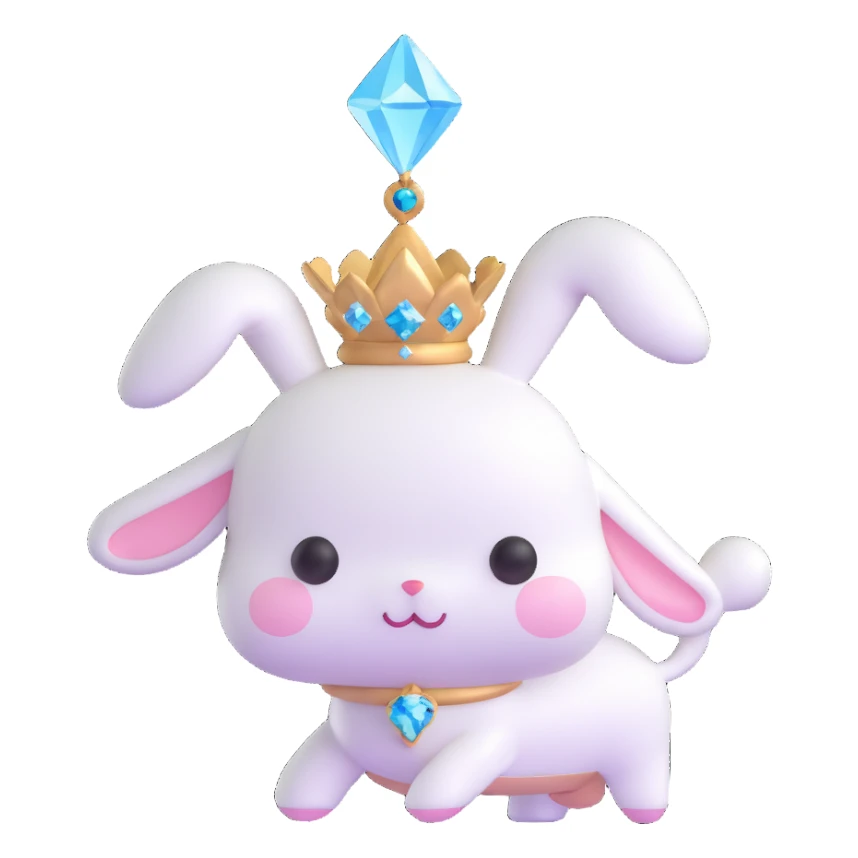 Cinnamoroll with a diamond sticker