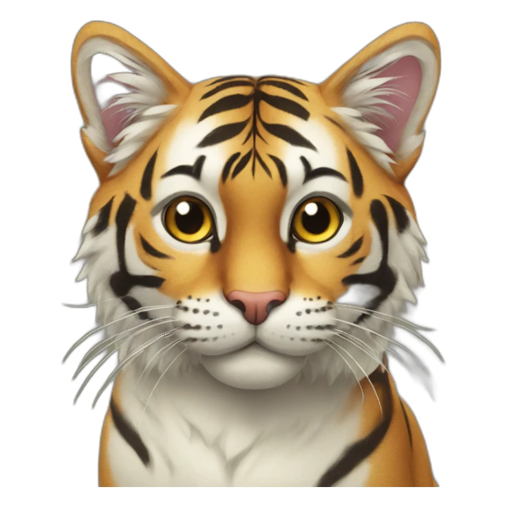 tiger cat sticker