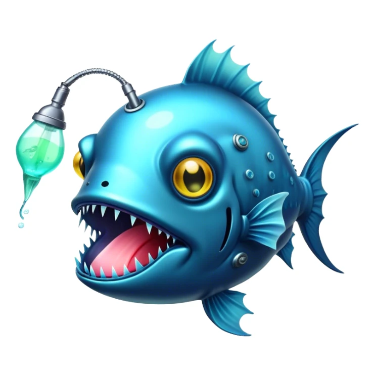 Anglerfish sticker