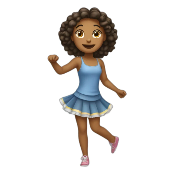 Fille qui dansd sticker