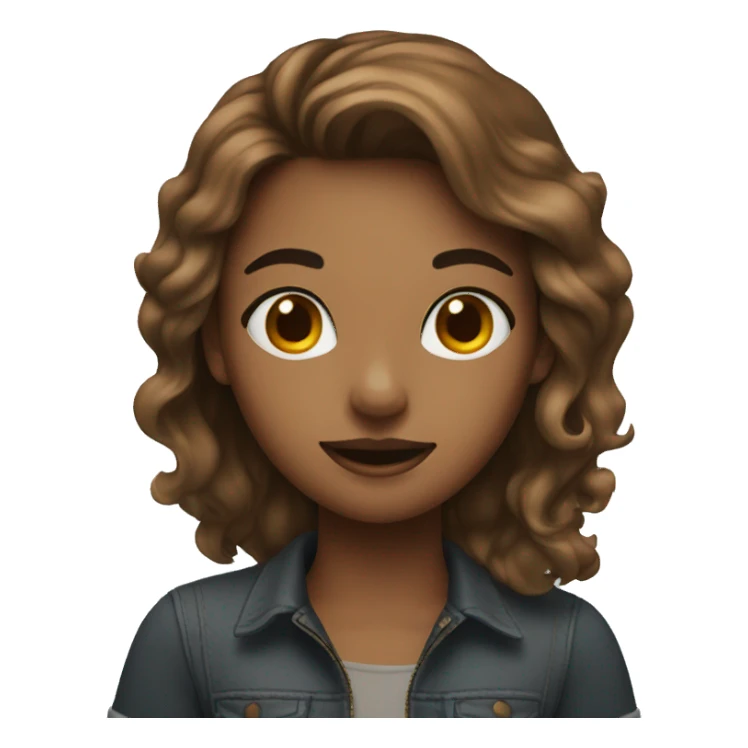 A girl video editing rgb studio sticker