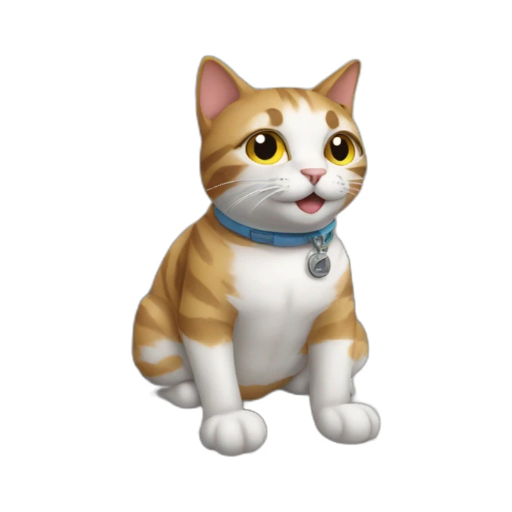 Cat sitting on a plane sticker