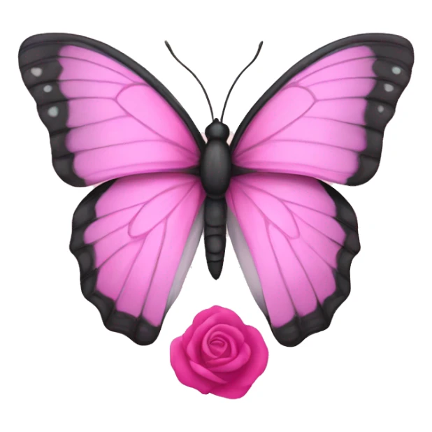Mariposa rosa sticker