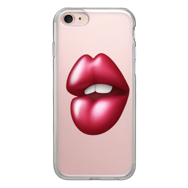 Lip gloss phone case sticker