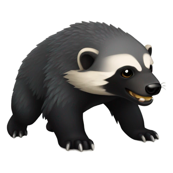 badass Honey Badger sticker