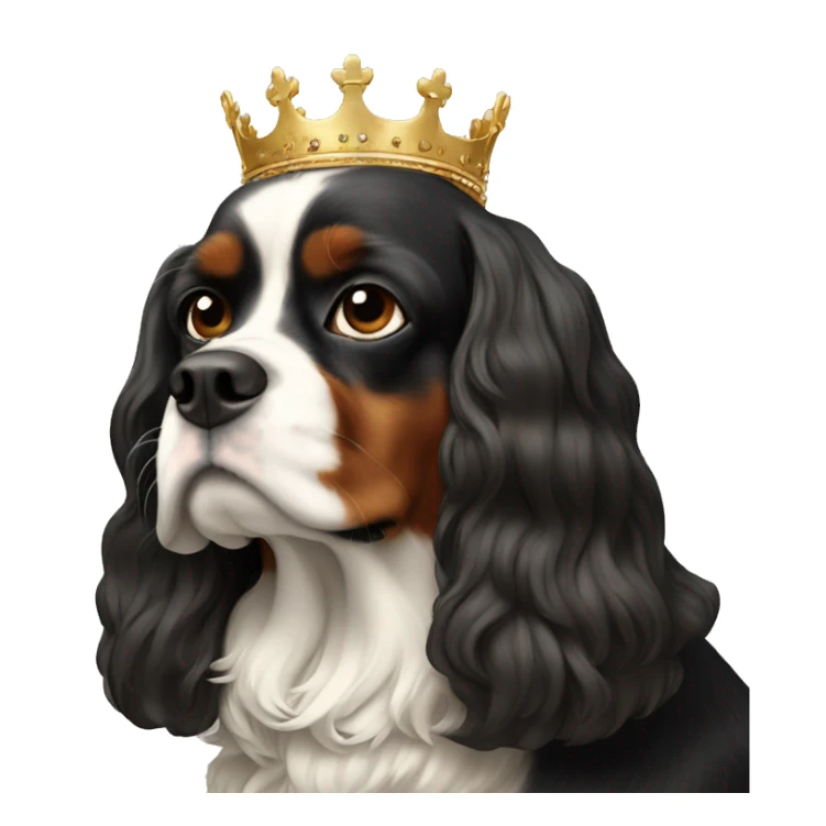 King Charles III with Crown sticker