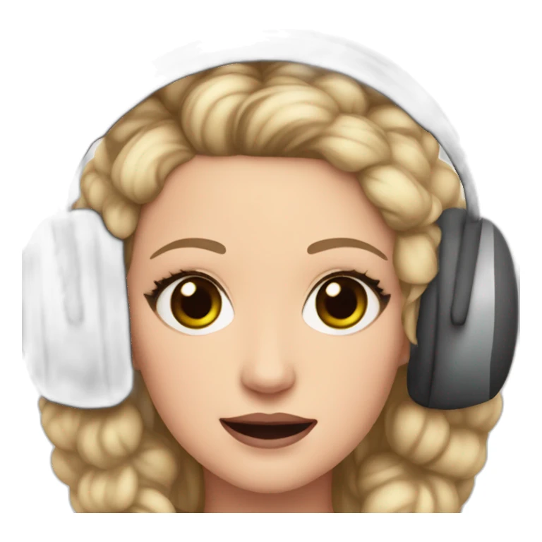 Billie lourd scream queens wearing earmuffs sticker