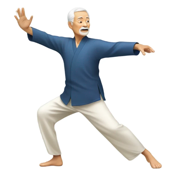 Senior tai chi sticker