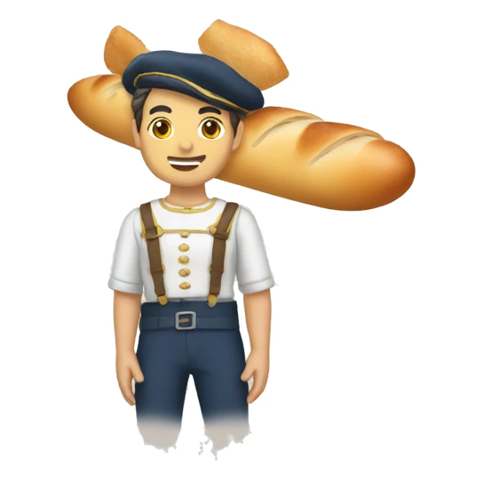 french bagette sticker