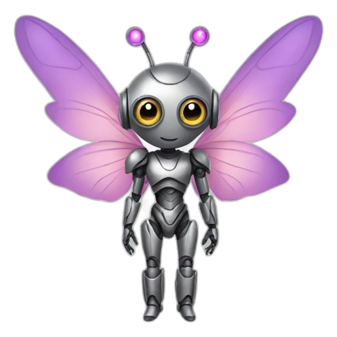 fairy-robot sticker