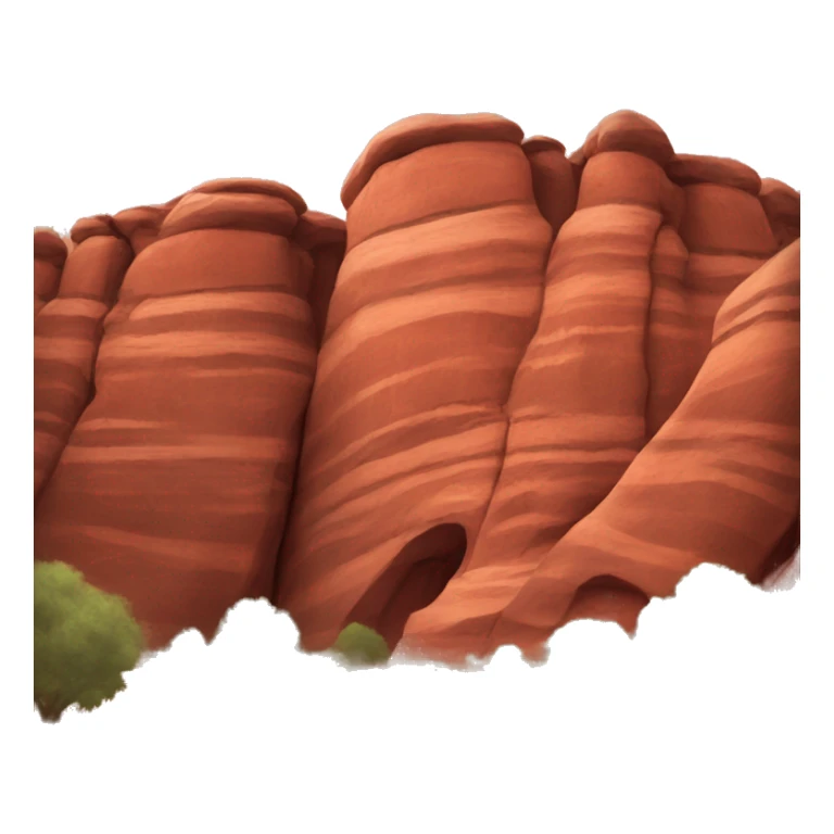 Sedona red rocks sticker
