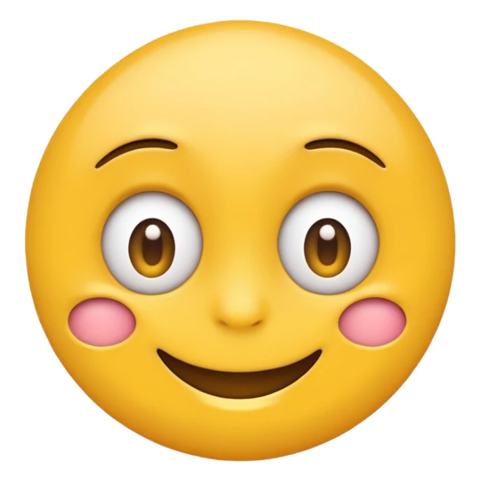 dumb emoji with eyes spread sticker