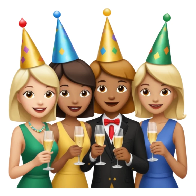 find friends at social events sticker