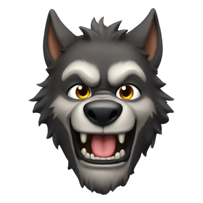 Werewolf his der ear k sticker