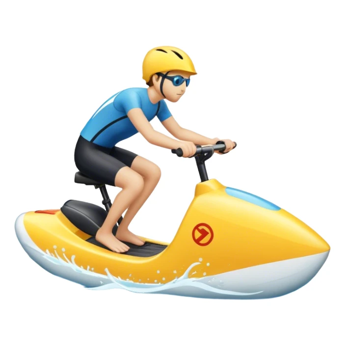 Water bike sticker