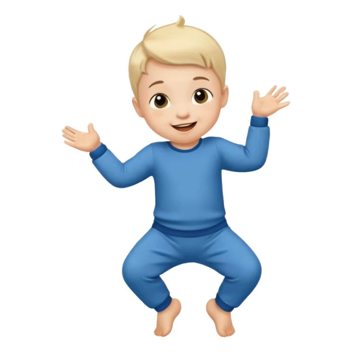 dance small baby boy sticker