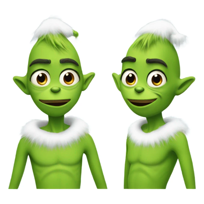 Me as grinch sticker