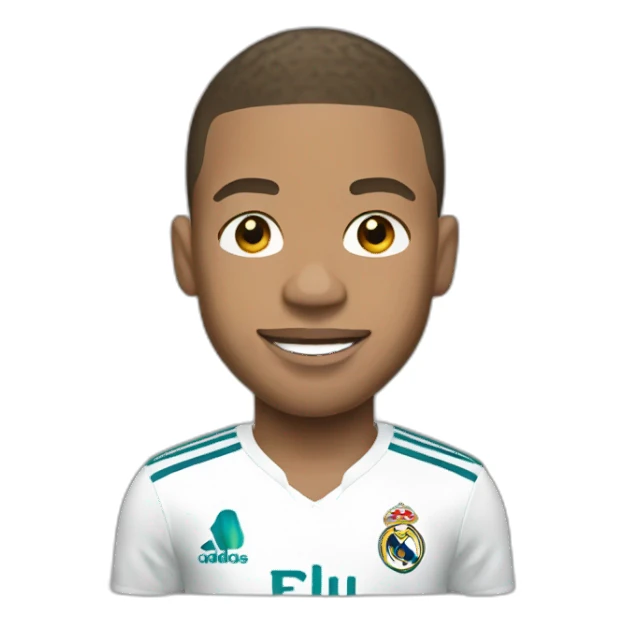 Mbappe real madride sticker