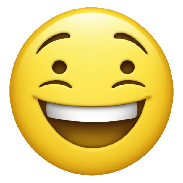 Super happy yellow face sticker