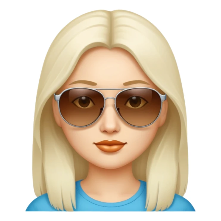 Siberian wearing sunglasses  sticker