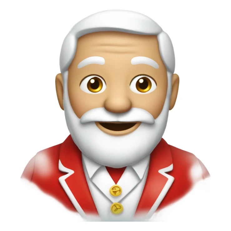 Santa claus drinking Martini  sticker