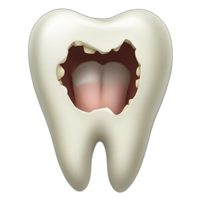 Tooth hole sticker