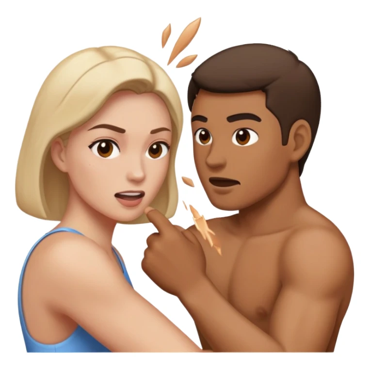 men hit women  sticker