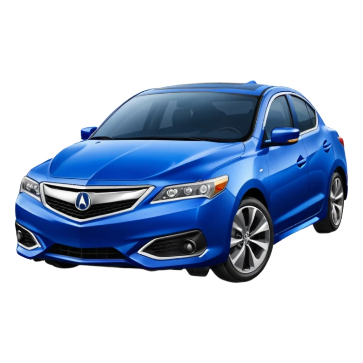 Blue Acura ilx 2023 sticker