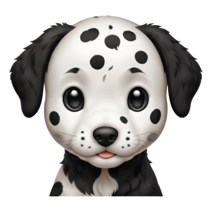 a dolmatin puppy sticker