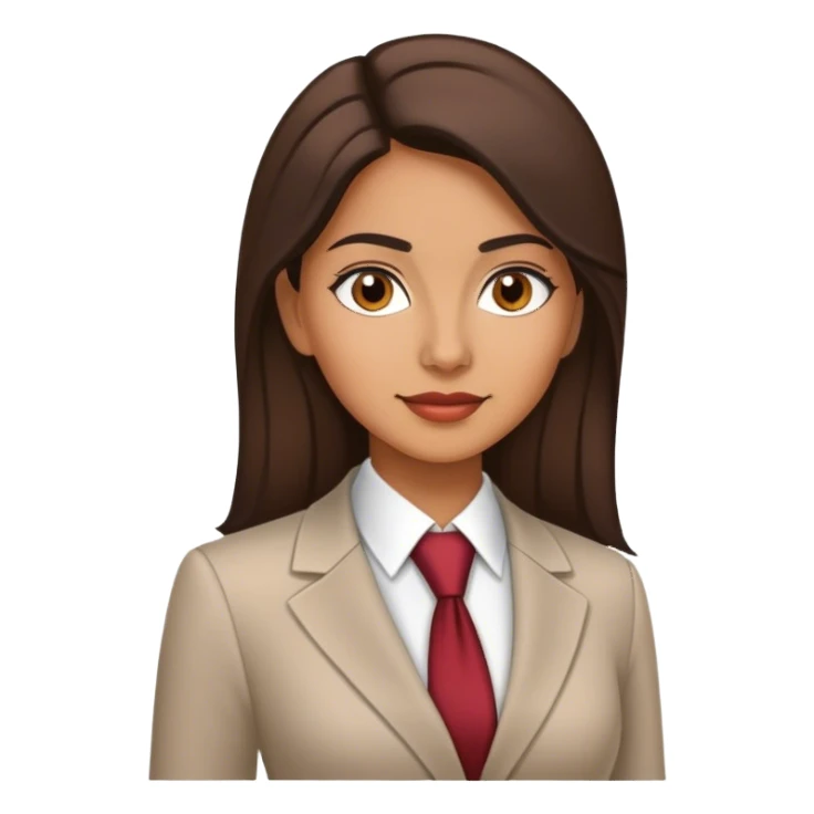 Hispanic woman in business attire  sticker