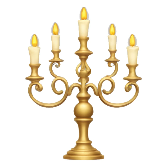 Fancy candelabra sticker