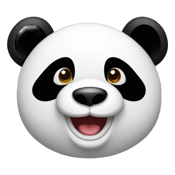 happy panda sticker