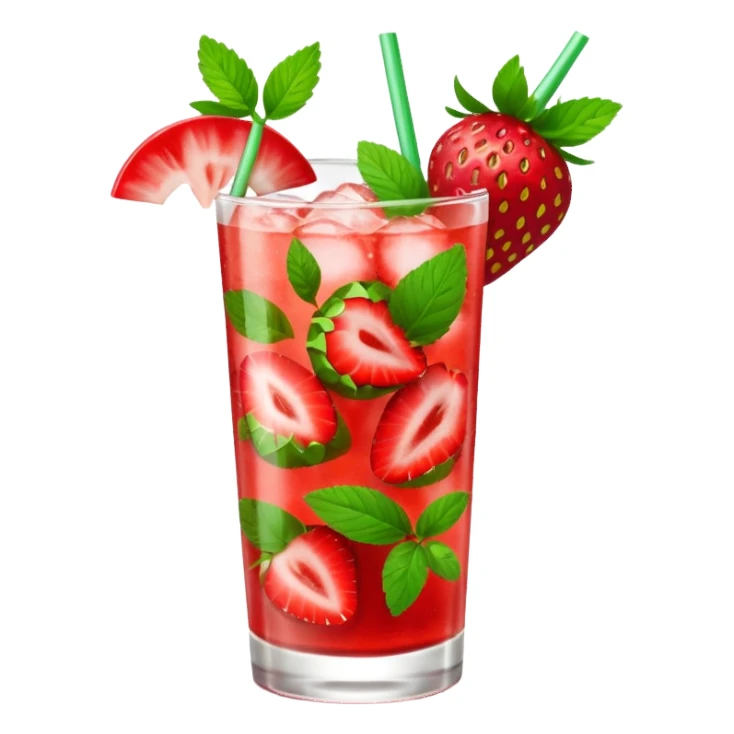 Strawberry mojito sticker