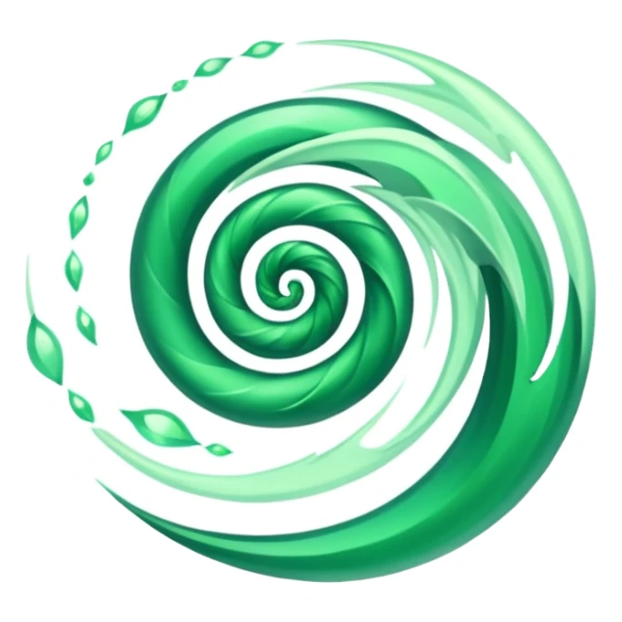 green wind sticker