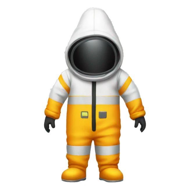 four hazmat suit sticker