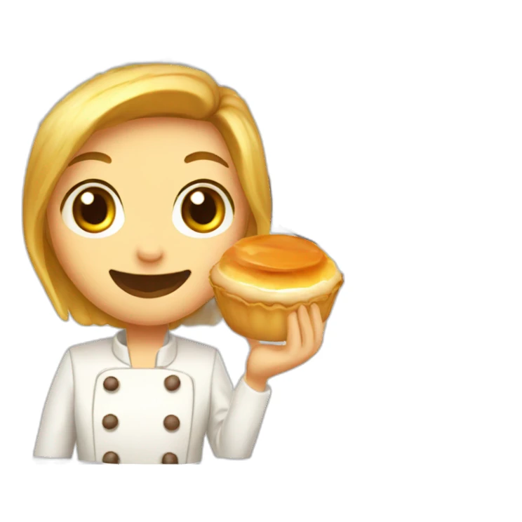 a flan patissier sticker