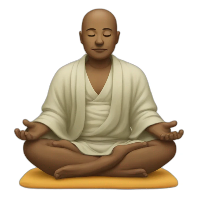 Sage is meditating  sticker