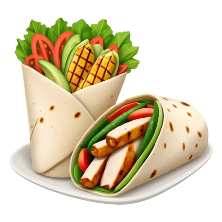 Chicken wrap  sticker