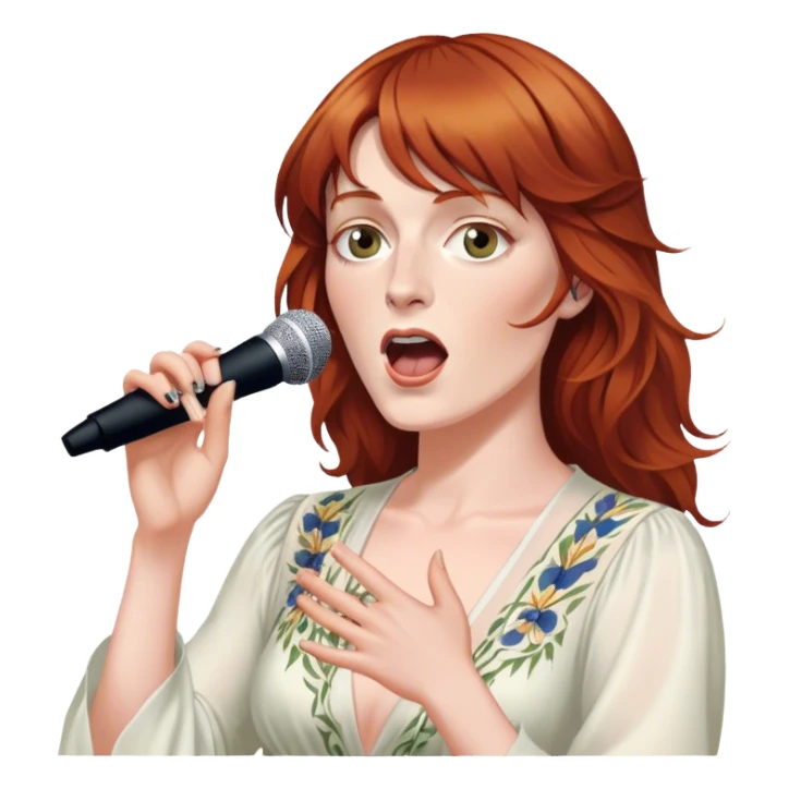florence welch singing sticker